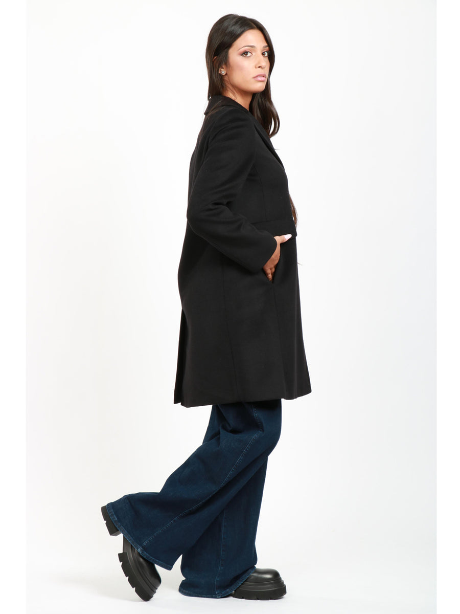 Tevere Cappotto Max Mara Nero Cappotti Max Mara Saldi New Arrivals