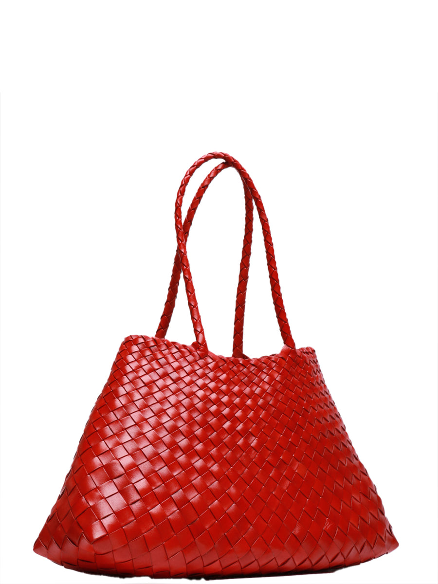 Dragon Diffusion レッド ビッグ Santa Croce トートバッグ DRAGON DIFFUSION SANTA CROCE BIG - Handbag - red - Zalando