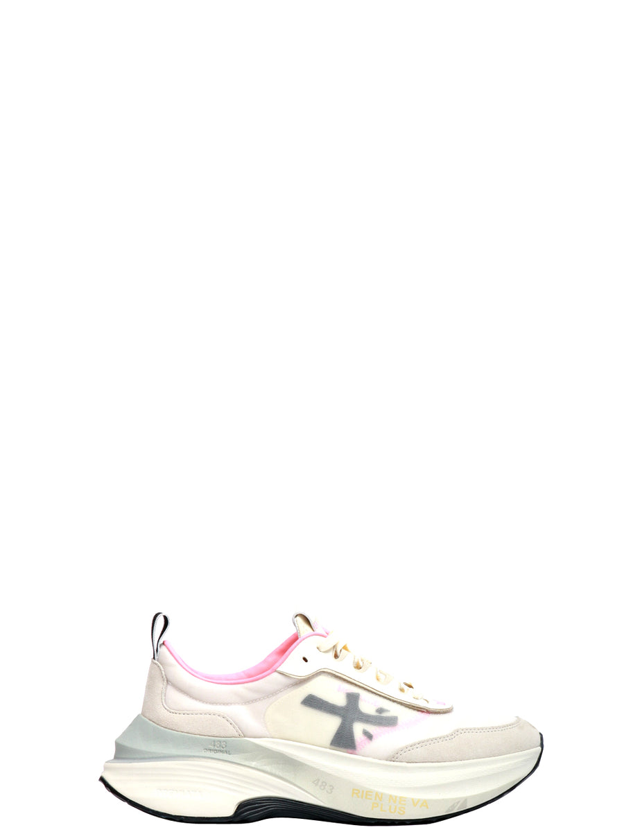 PREMIATA Scarpe Sneakers Hill in Pelle Bianche HILL 7509