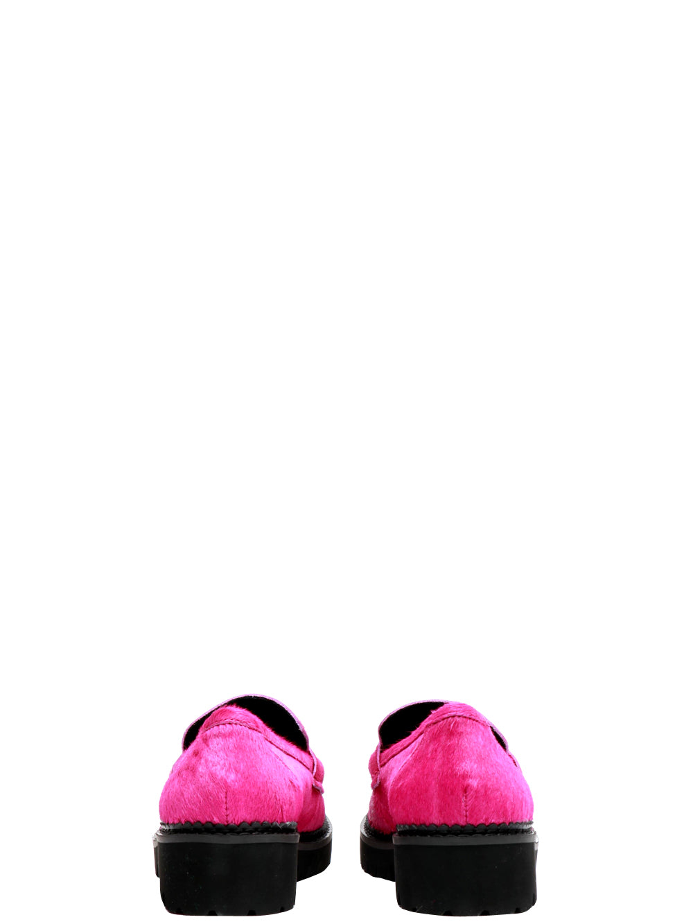 Scarpe Mocassino Marcia in Cavallino Fucsia