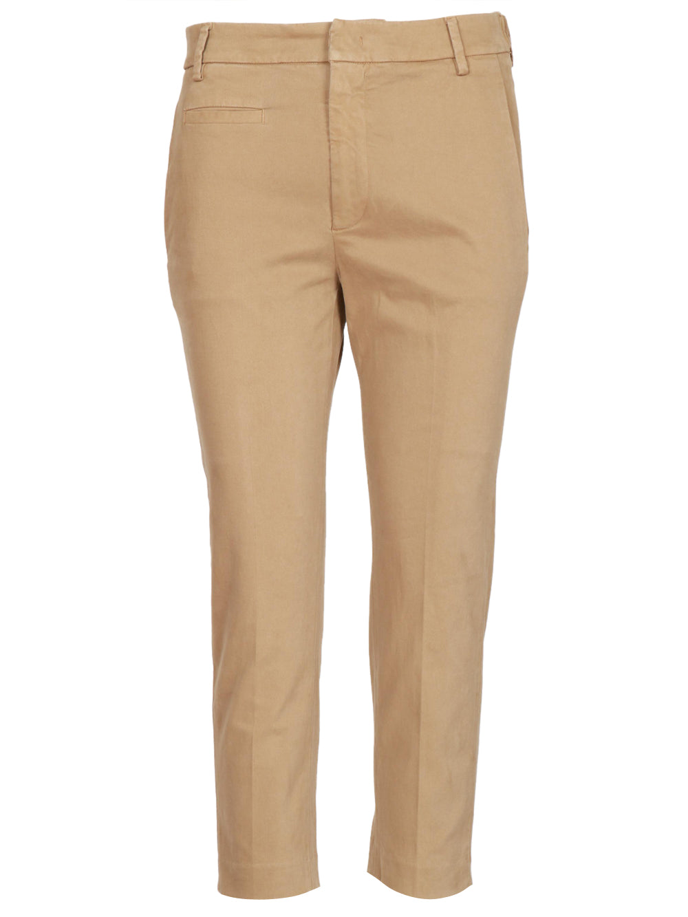 Pantaloni Ariel in Cotone Cammello