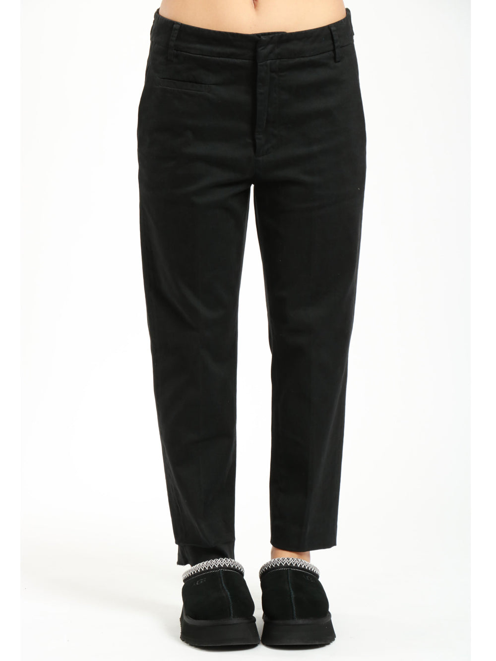 Ariel Pants in Black Cotton