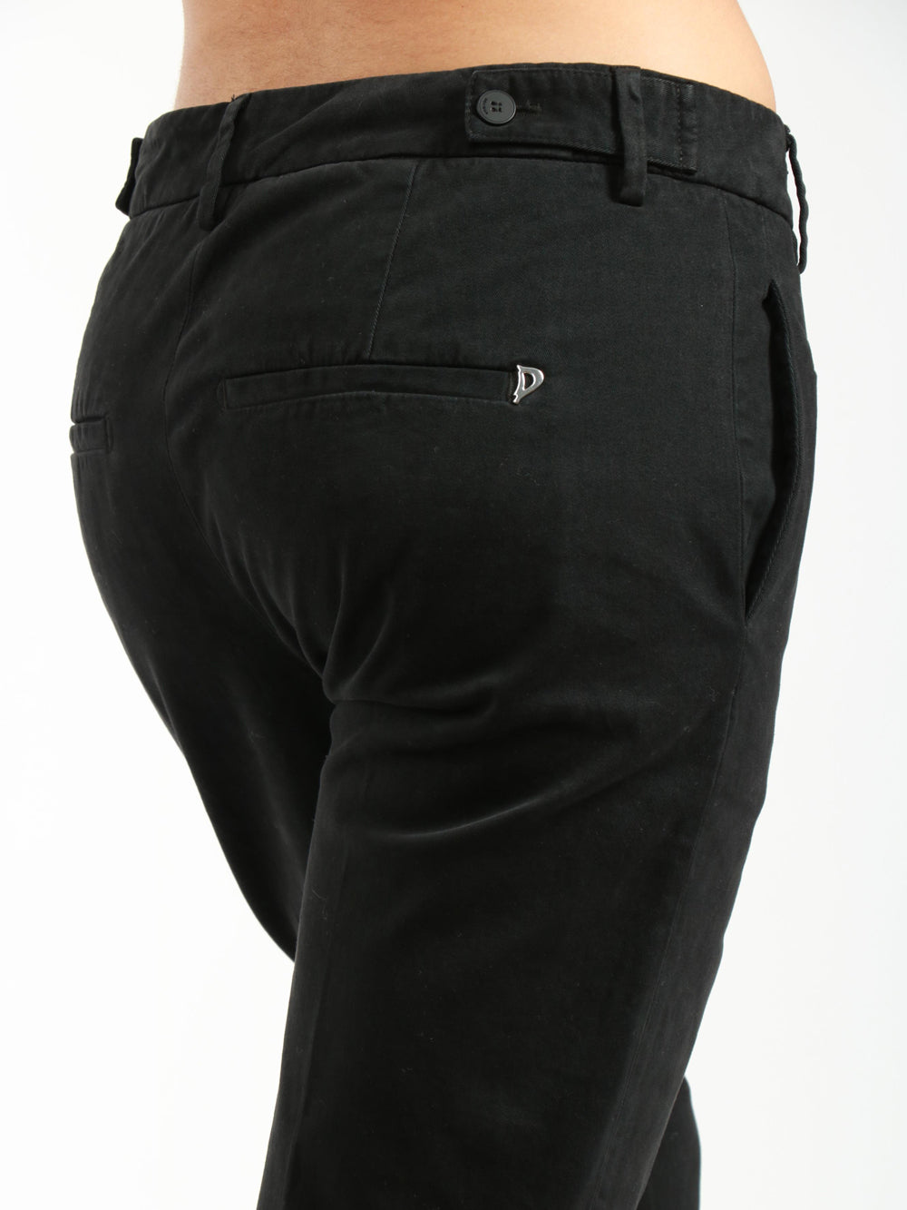 Ariel Pants in Black Cotton