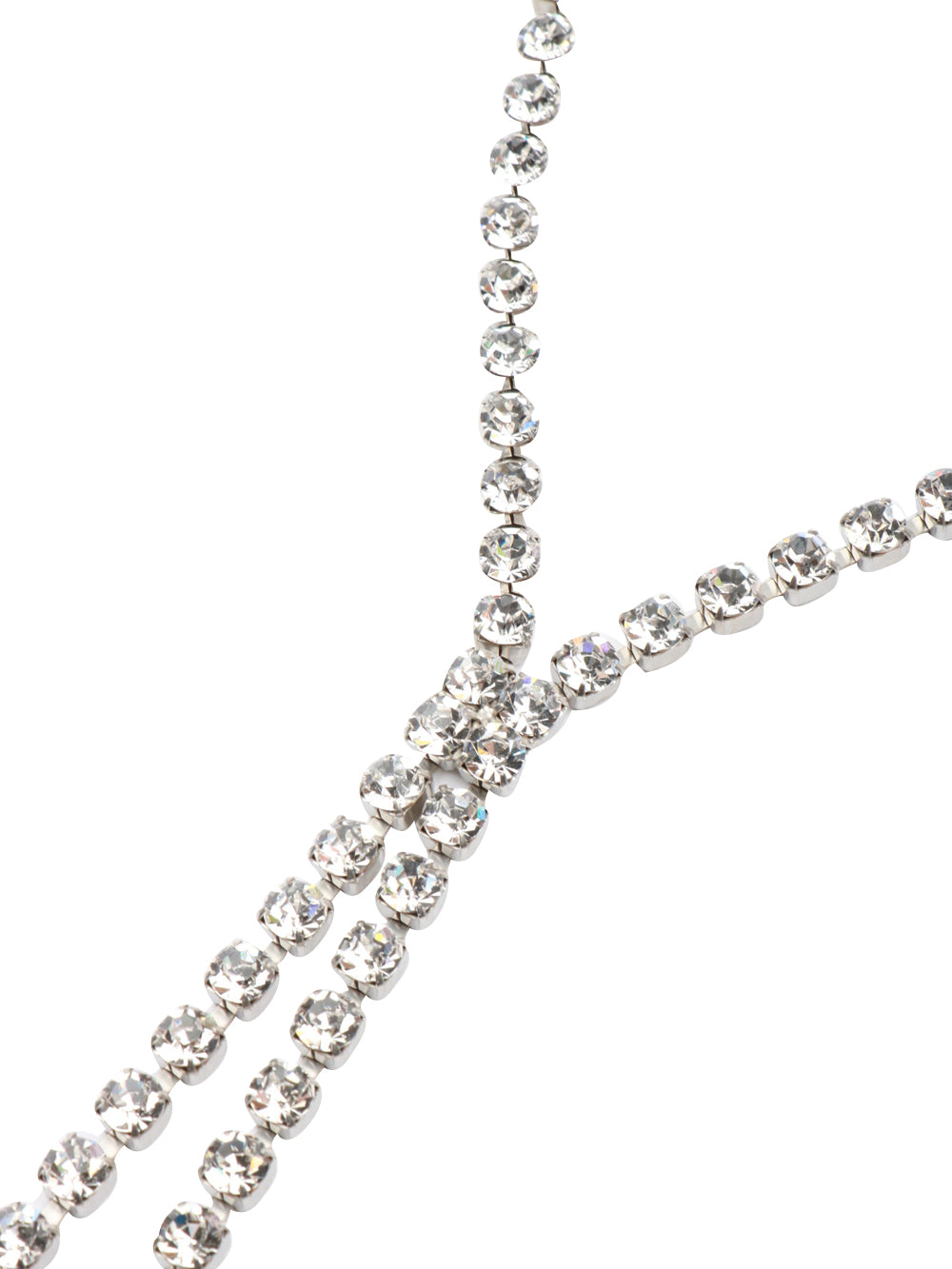 Collana Corta con Cristalli Pendenti