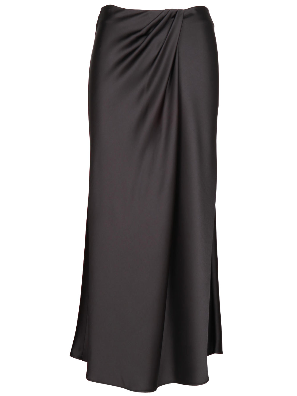 sheller petal satin skirt
