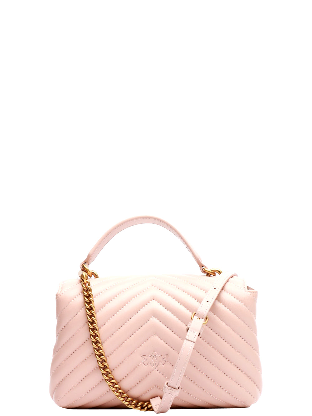 Borsa Tracolla Love Lady Puff Mini in Pelle Matelassè Cipria