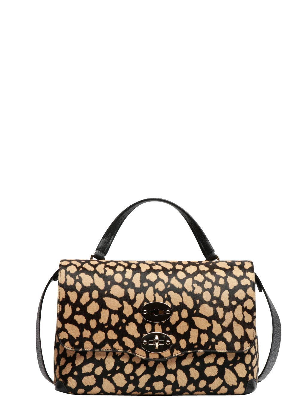 Borsa a Mano Postina Kitt Small in Cavallino Animalier
