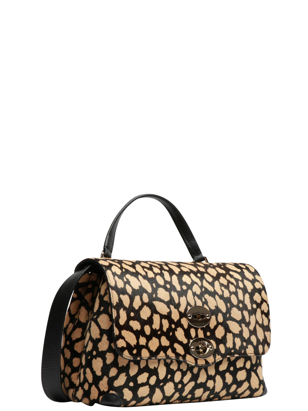 Borsa a Mano Postina Kitt Small in Cavallino Animalier