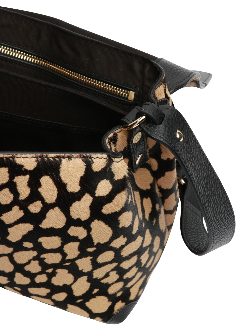 Borsa a Mano Postina Kitt Small in Cavallino Animalier