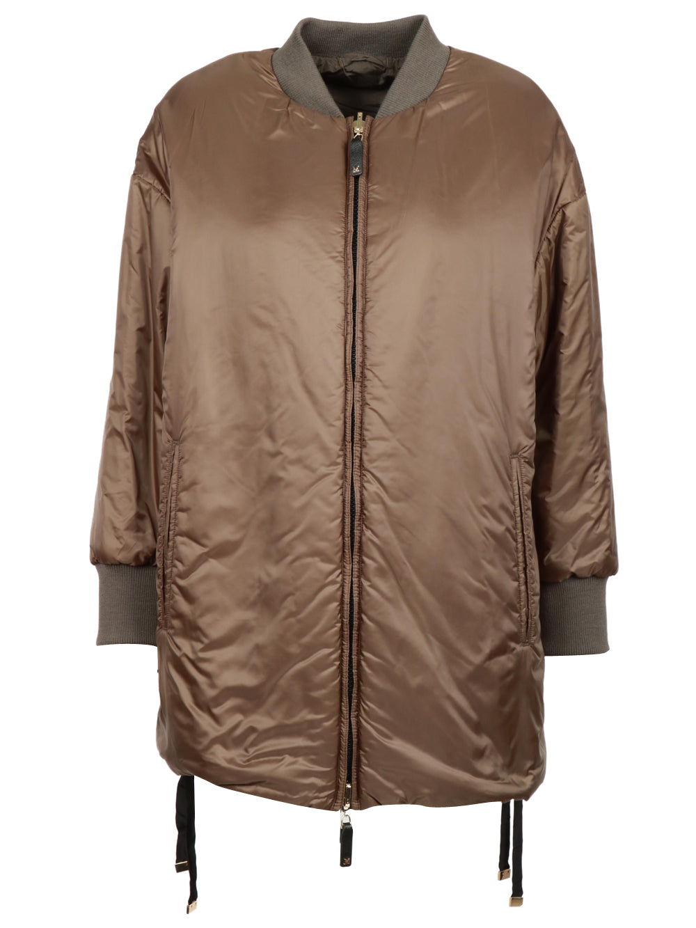 MAX MARA THE CUBE Double Face Greenbo Bomber in Military Green