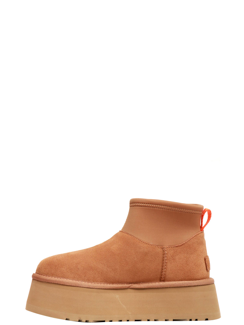 Stivali Classic Mini Dipper in Suede Nocciola con Imbottitura in Lana
