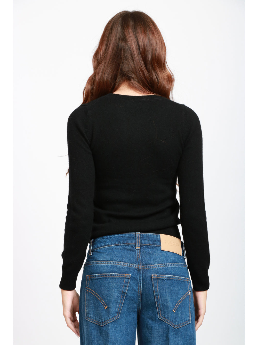 ABSOLUT CASHMERE Maglia Catelina Girocollo in Cashmere Nera Nero