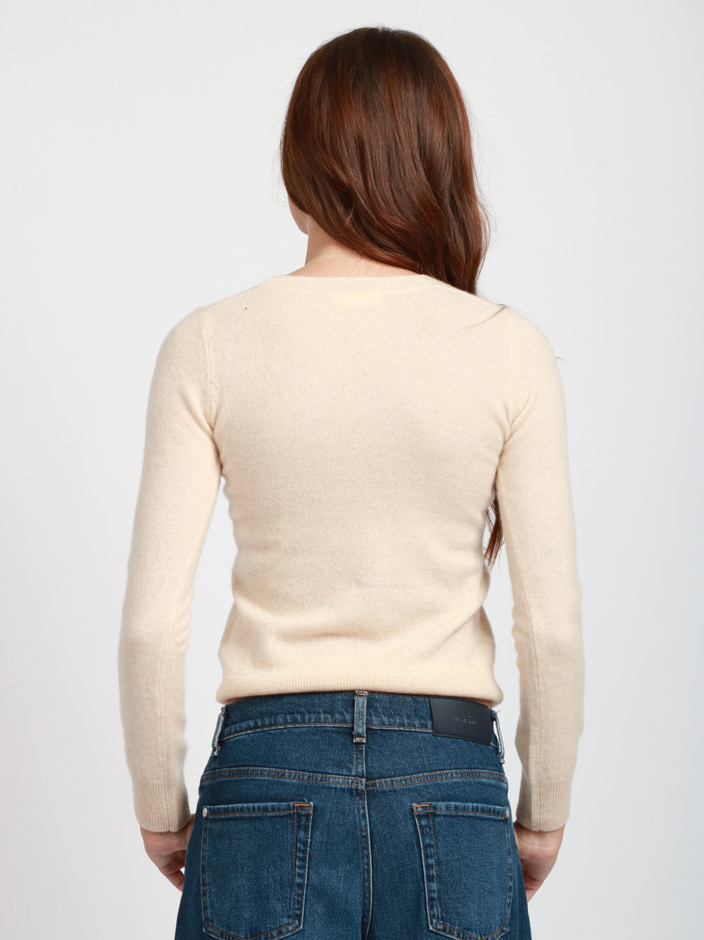 ABSOLUT CASHMERE Maglia Catelina Girocollo in Cashmere Conchiglia Beige
