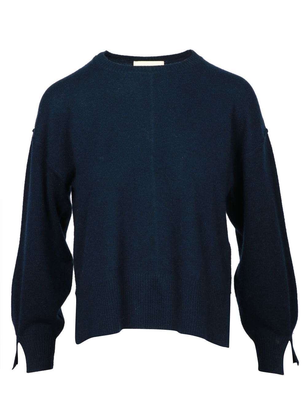 ABSOLUT CASHMERE Maglia Caterina Girocollo in Cashmere Blu Notte Blu notte