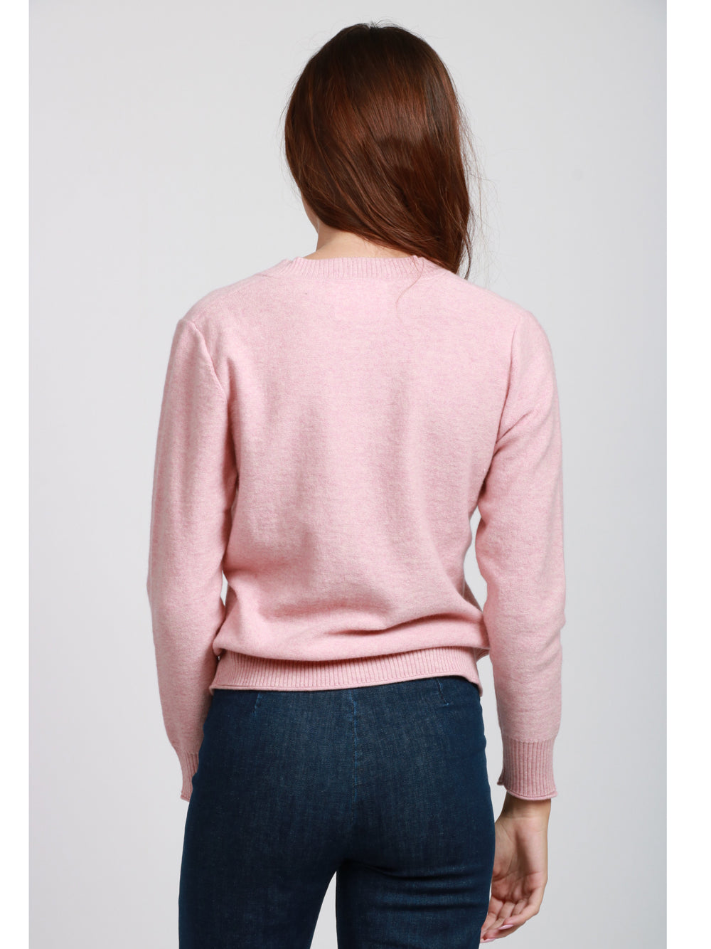 ABSOLUT CASHMERE Maglia Francesca in Misto Cashmere Rosa Rosa