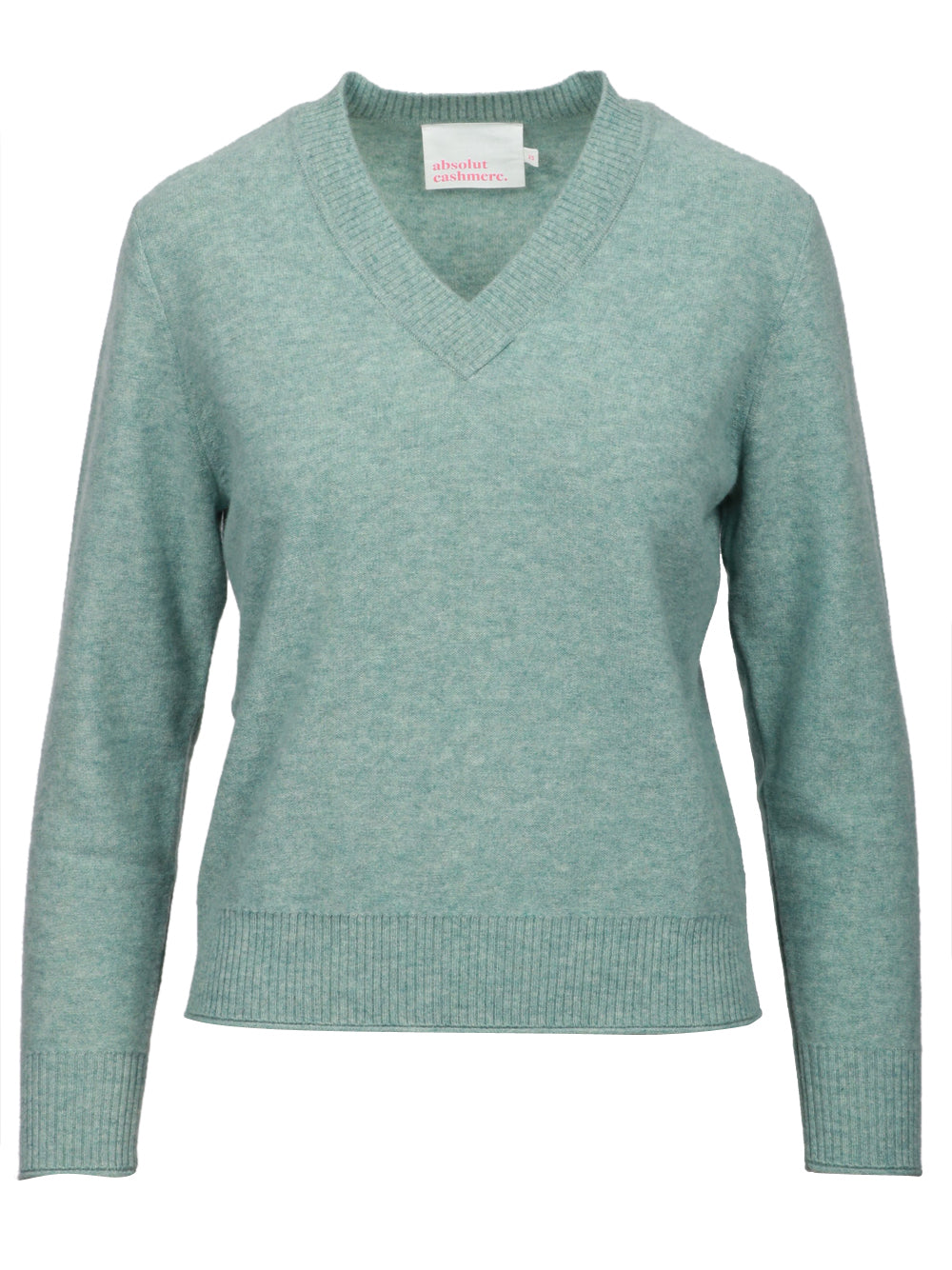 ABSOLUT CASHMERE Maglia Francesca in Misto Cashmere Salvia Verde acqua