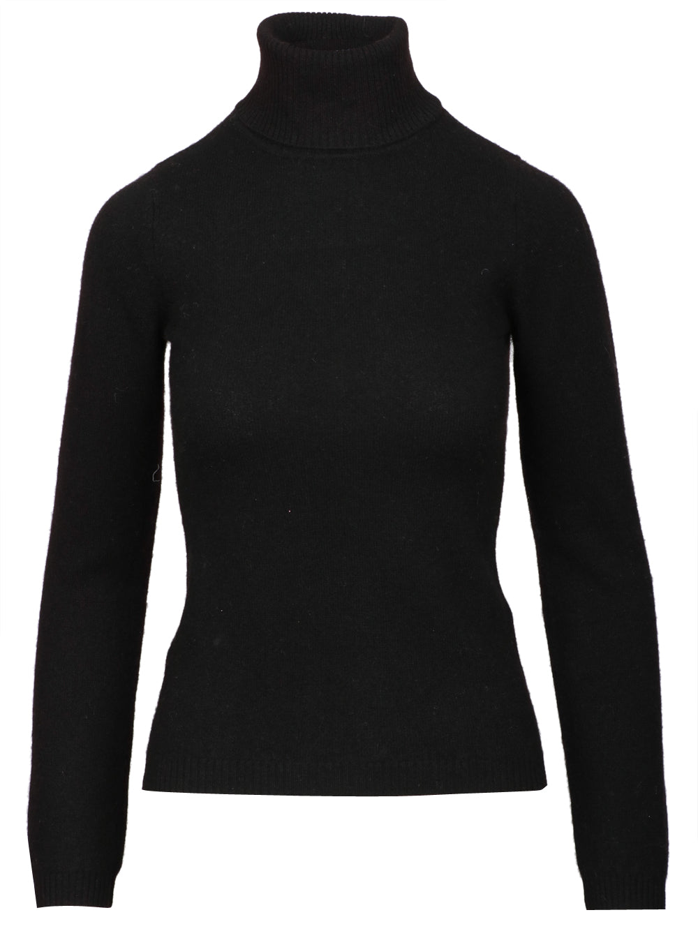 ABSOLUT CASHMERE Maglia Ninon in Cashmere Nera con Collo Alto Nero