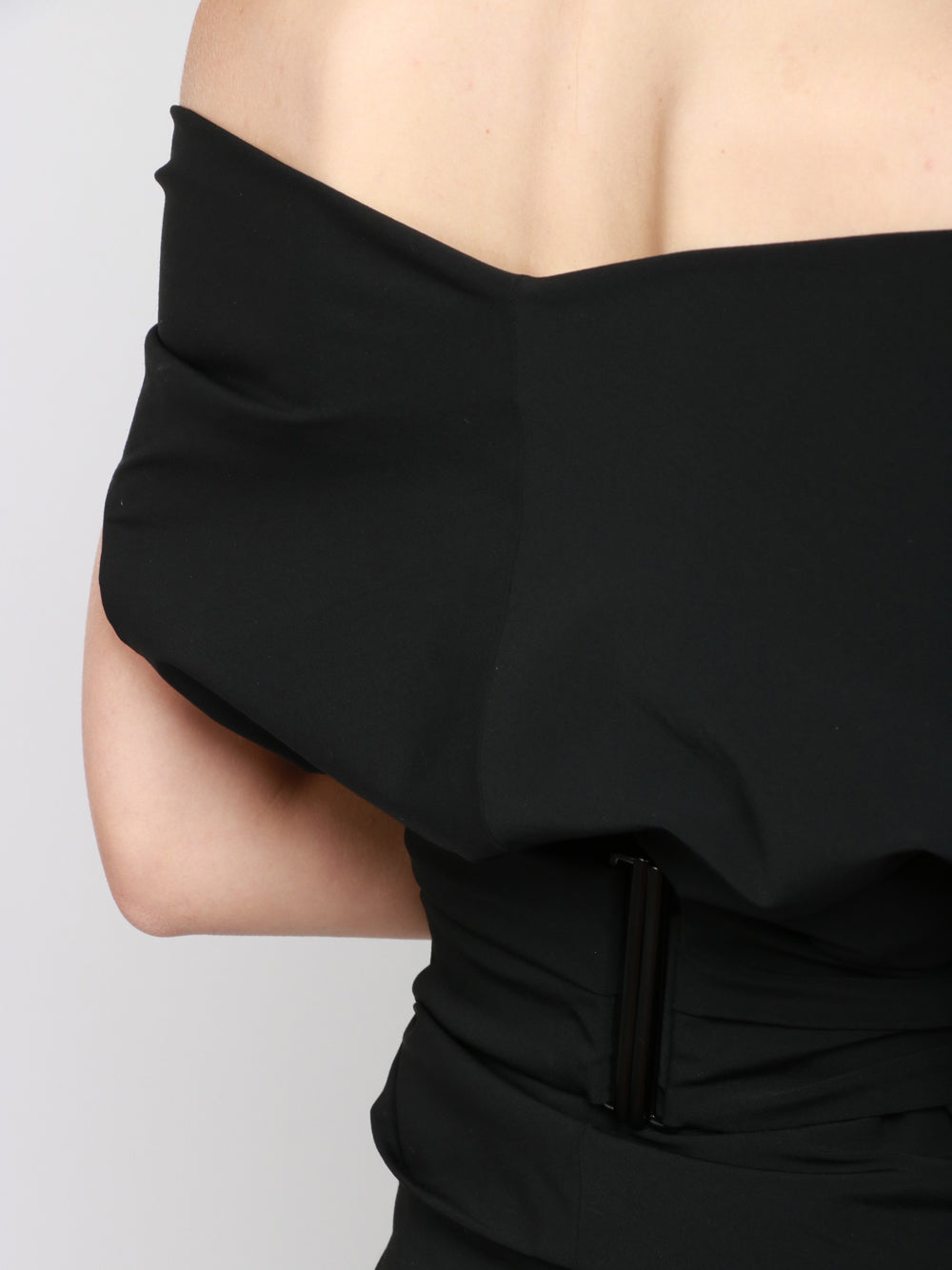ALBERTA FERRETTI Top smanicato scollo V Nero Nero