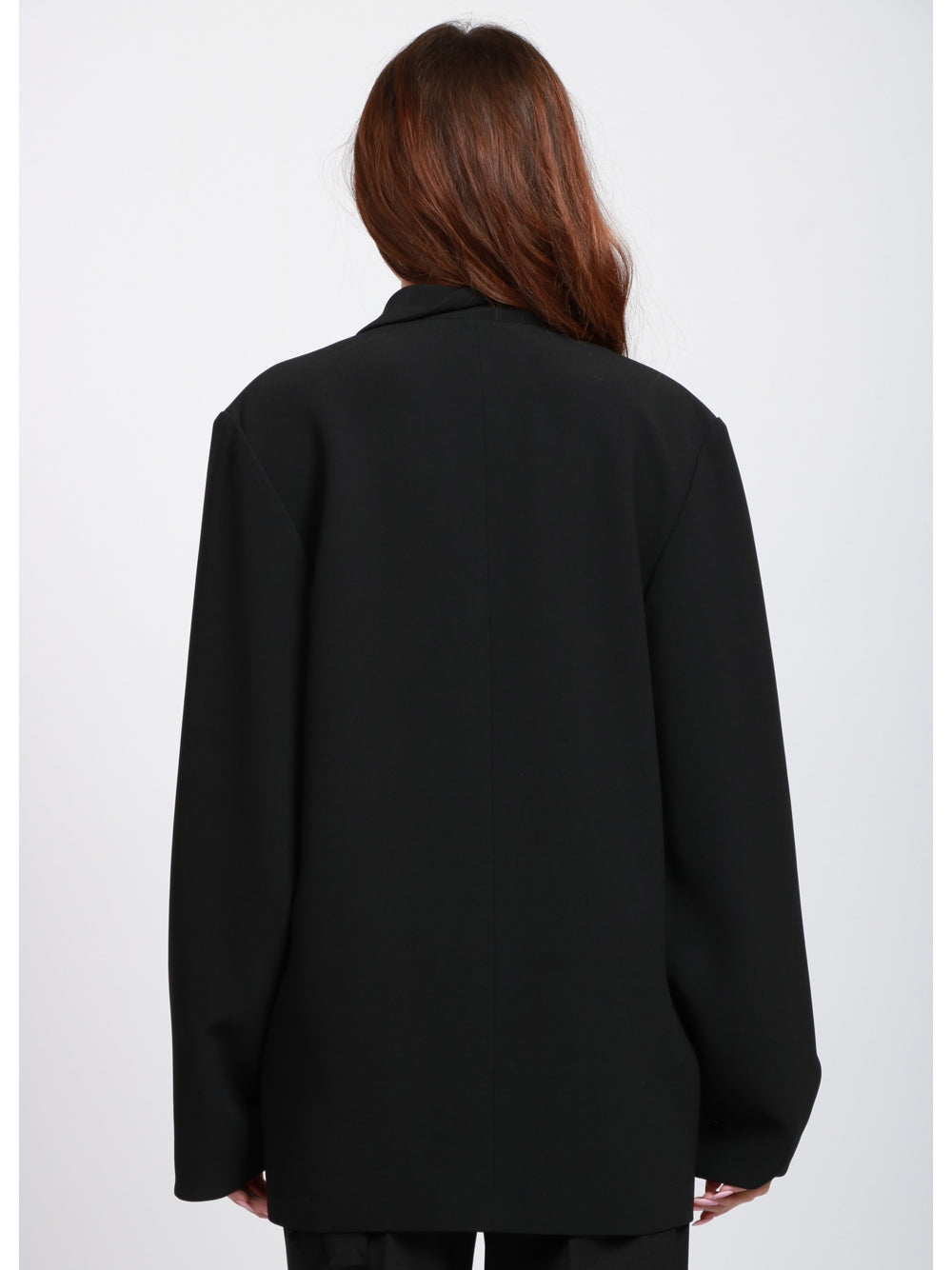 ALBERTA FERRETTI Giacca Over Monopetto Nera con Aperture Laterali Nero