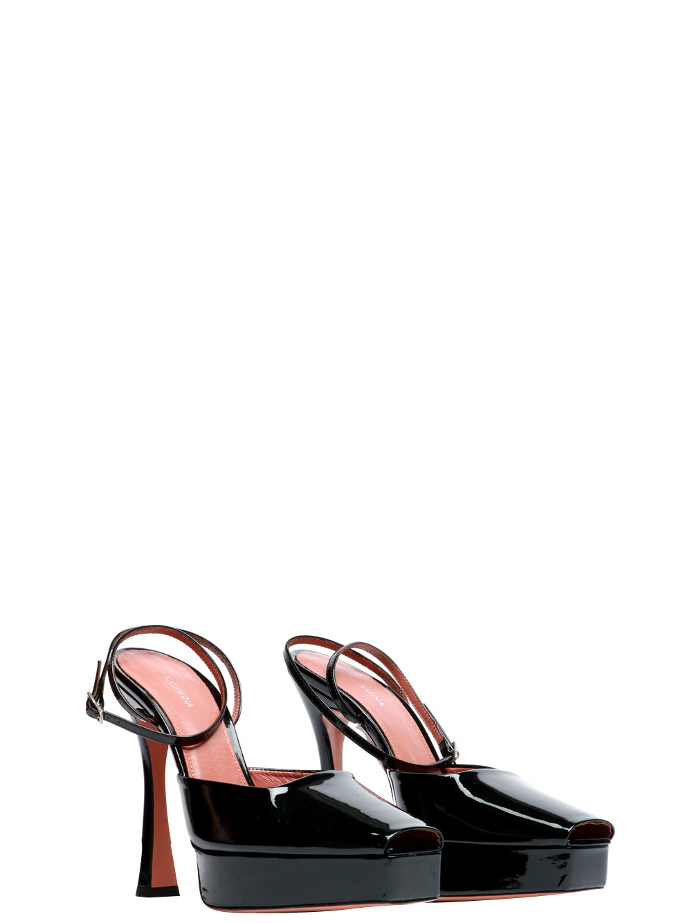 ALDO CASTAGNA Scarpe Décolleté Vicky in Pelle Verniciata Nere Nero