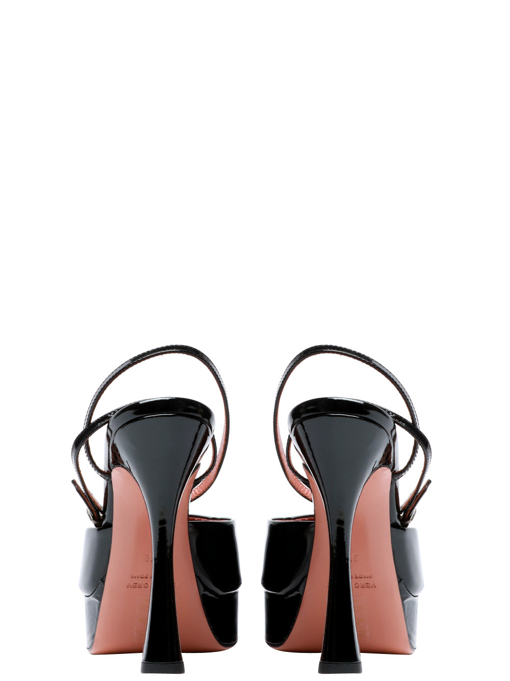 ALDO CASTAGNA Scarpe Décolleté Vicky in Pelle Verniciata Nere Nero