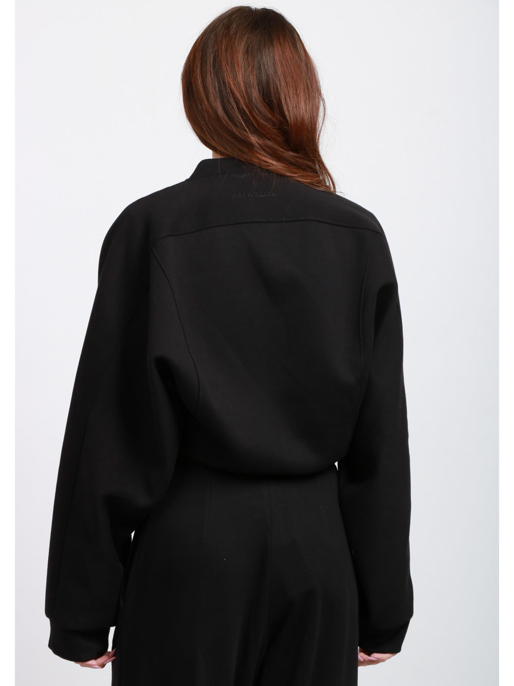 AMAZUIN Bomber Eve in Felpa Nero Nero