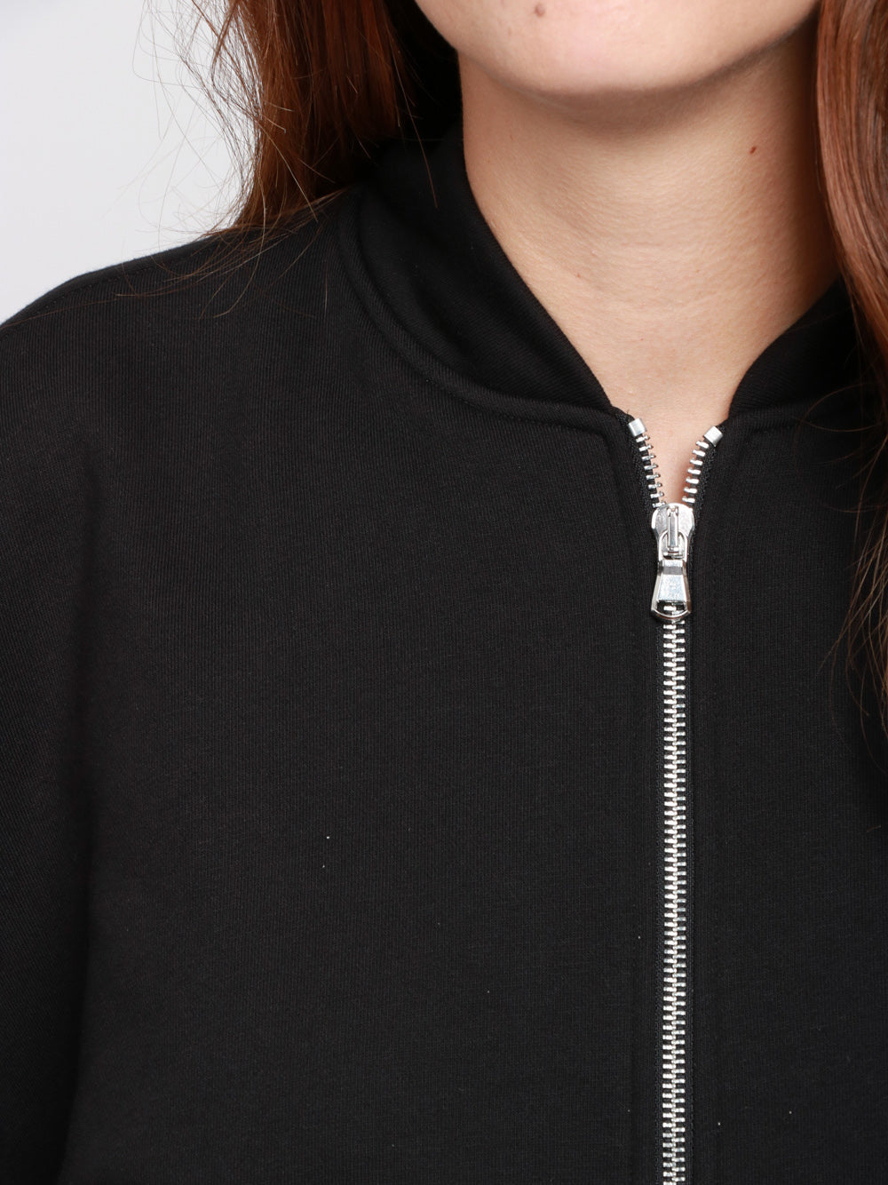 AMAZUIN Bomber Eve in Felpa Nero Nero