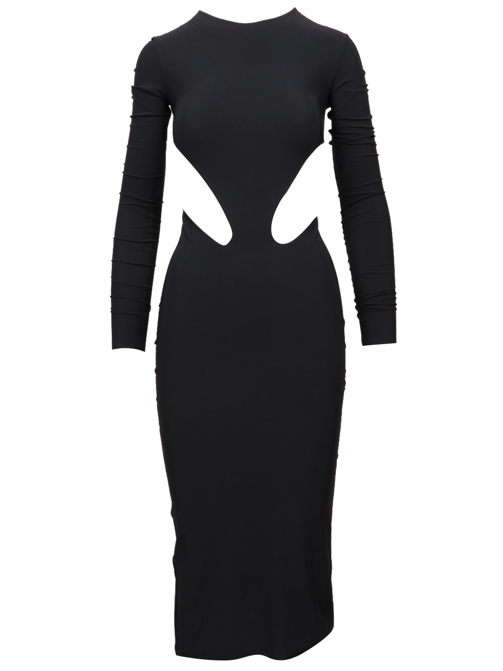 AMAZUIN Vestito Ieva Nero con Cut Out Laterali Nero