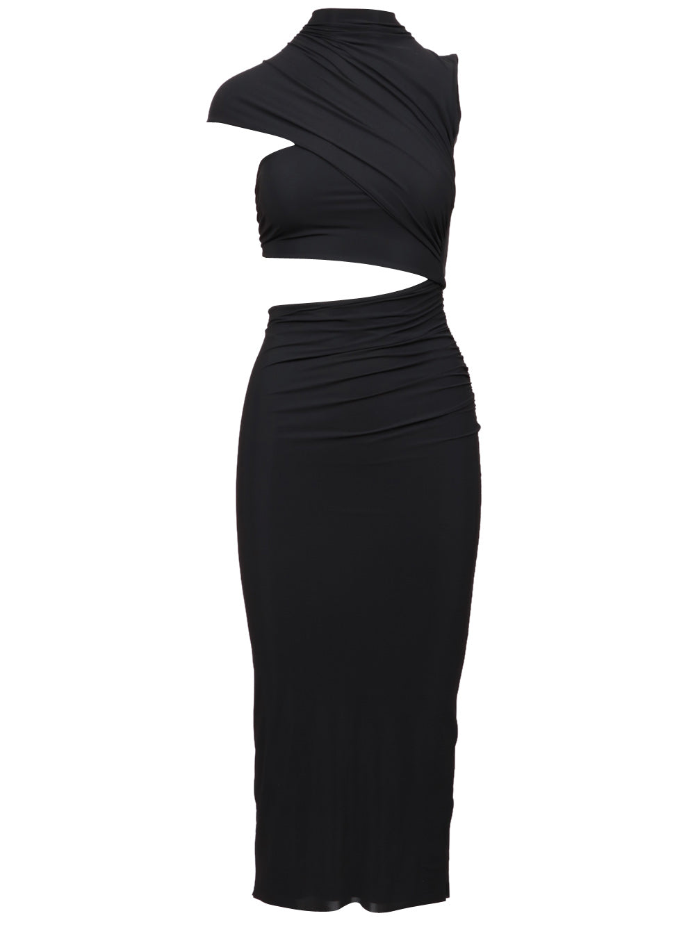 AMAZUIN Vestito Musia Nero con Cut Out Nero