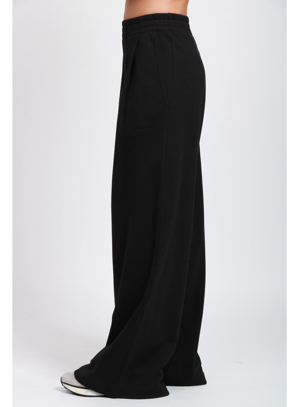 AMAZUIN Pantaloni di Tuta Oxani in Felpa Neri Nero