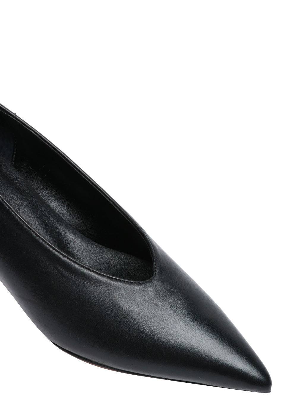 BIANCA DI Scarpe Décolleté a Punta in Pelle Nere Nero