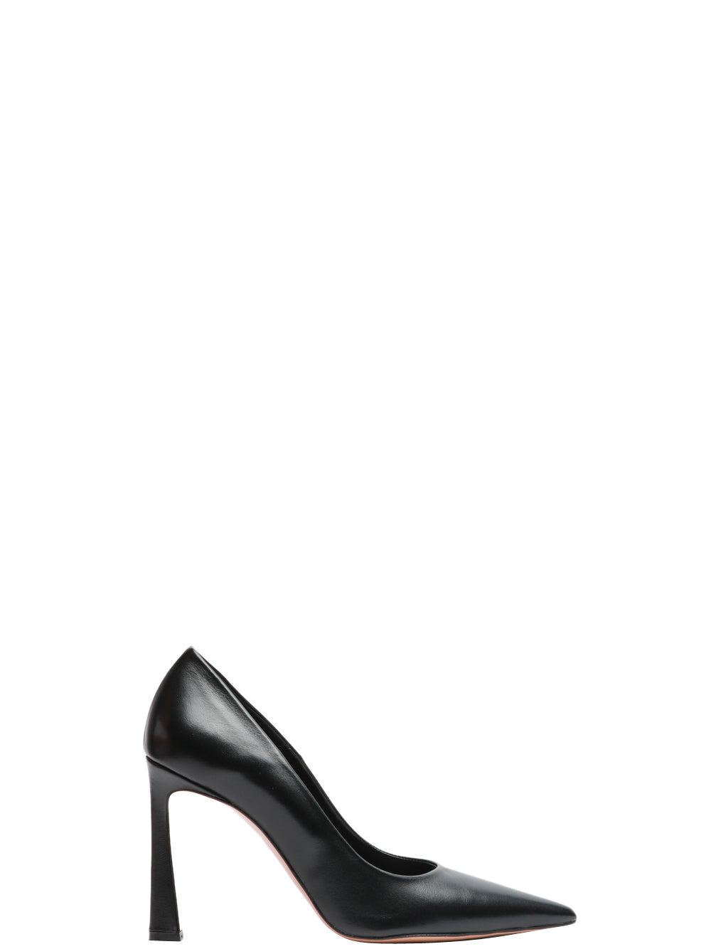 BIANCA DI Scarpe Décolleté in Pelle Nere con Tacco Alto Nero