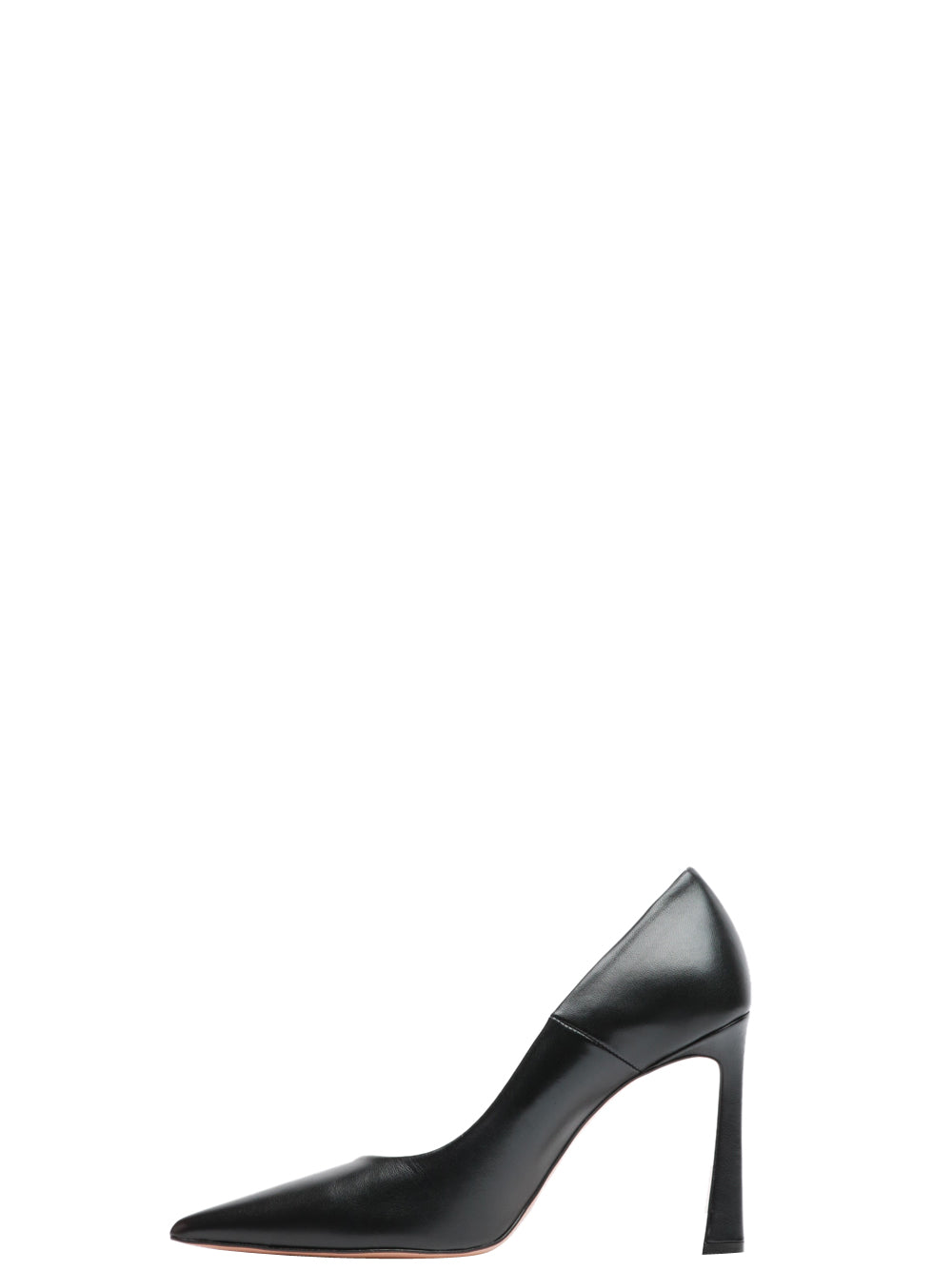 BIANCA DI Scarpe Décolleté in Pelle Nere con Tacco Alto Nero