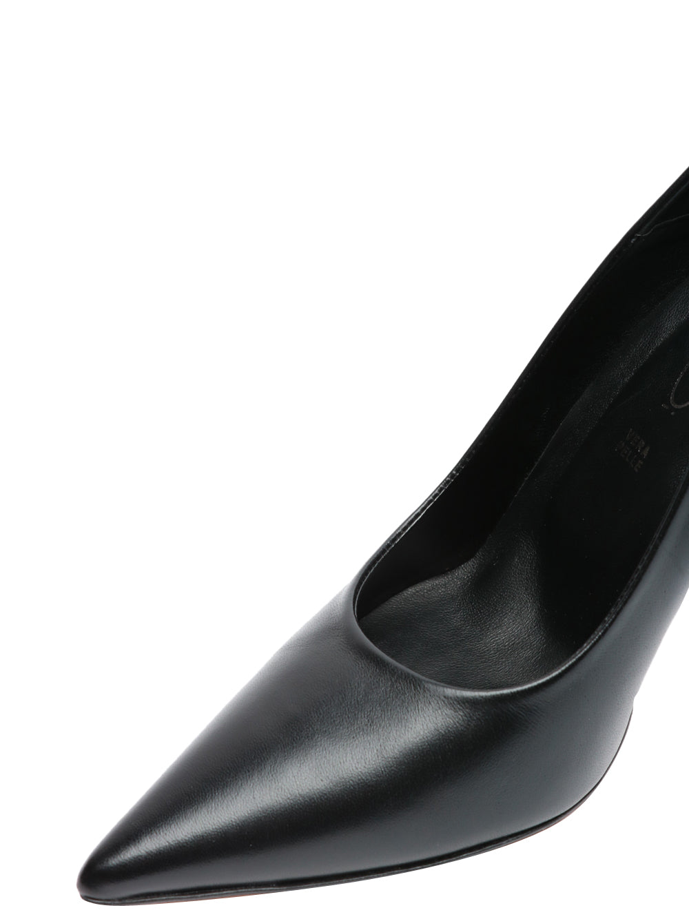 BIANCA DI Scarpe Décolleté in Pelle Nere con Tacco Alto Nero
