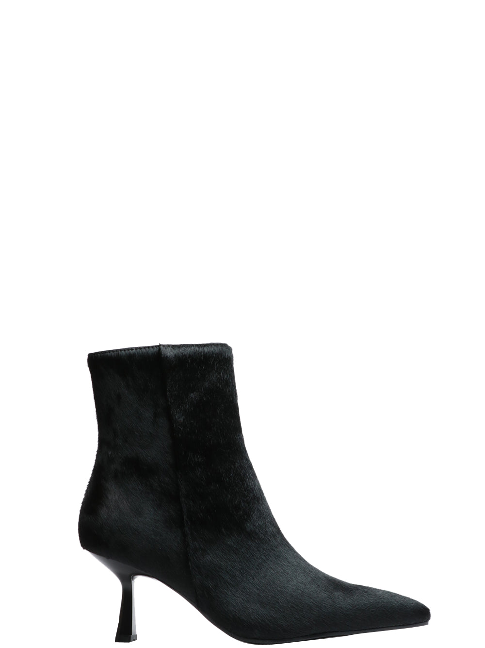 BIBI LOU Stivali Tronchetto Sakura a Punta in Cavallino Neri Nero