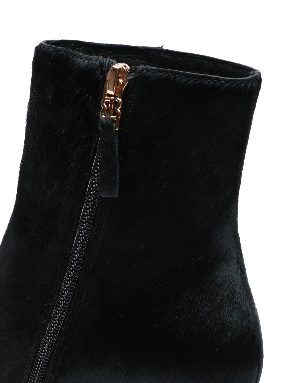 BIBI LOU Stivali Tronchetto Sakura a Punta in Cavallino Neri Nero