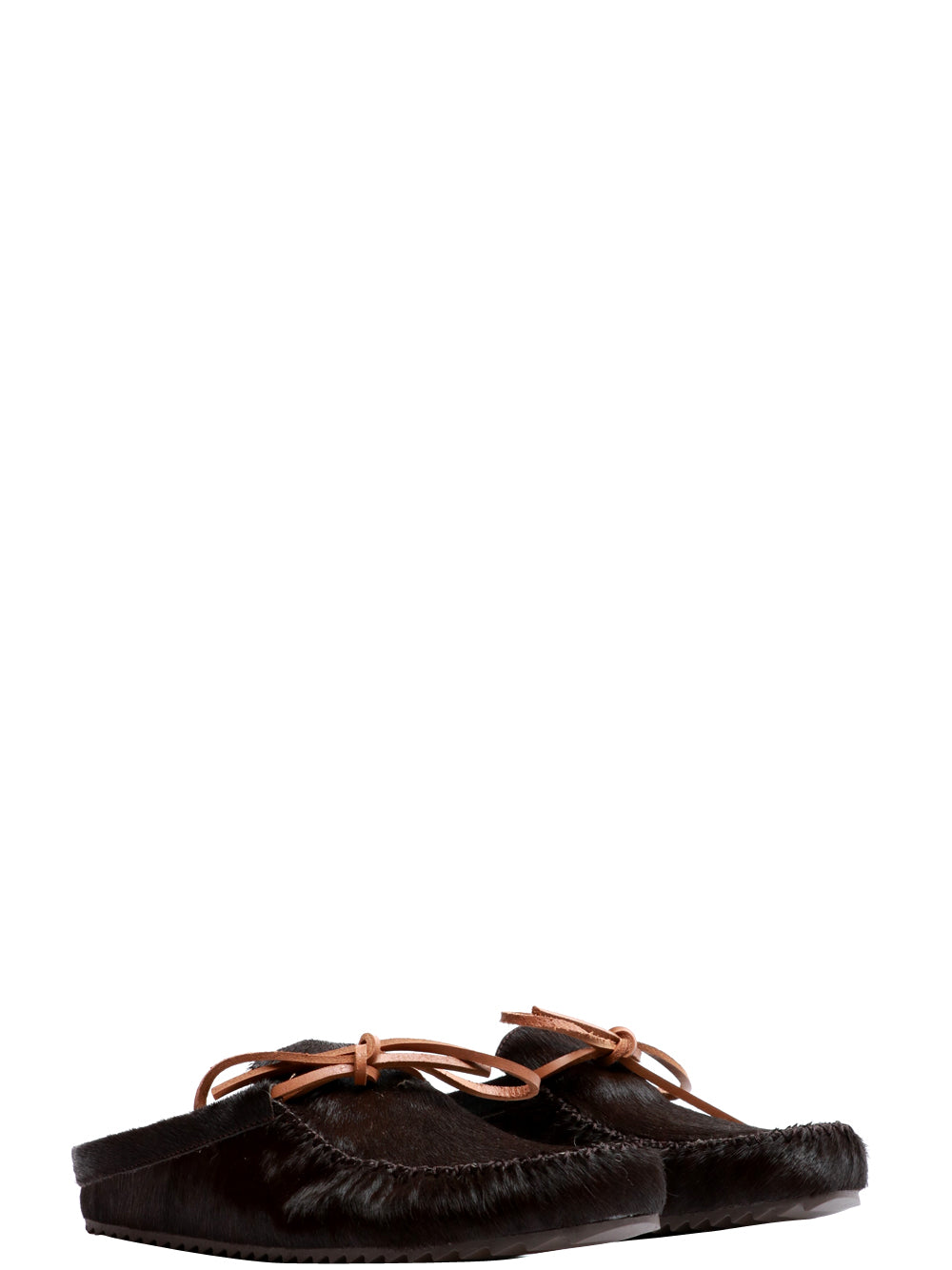 BIBI LOU Scarpe Slippers Alexia in Cavallino Testa di Moro Testa di moro