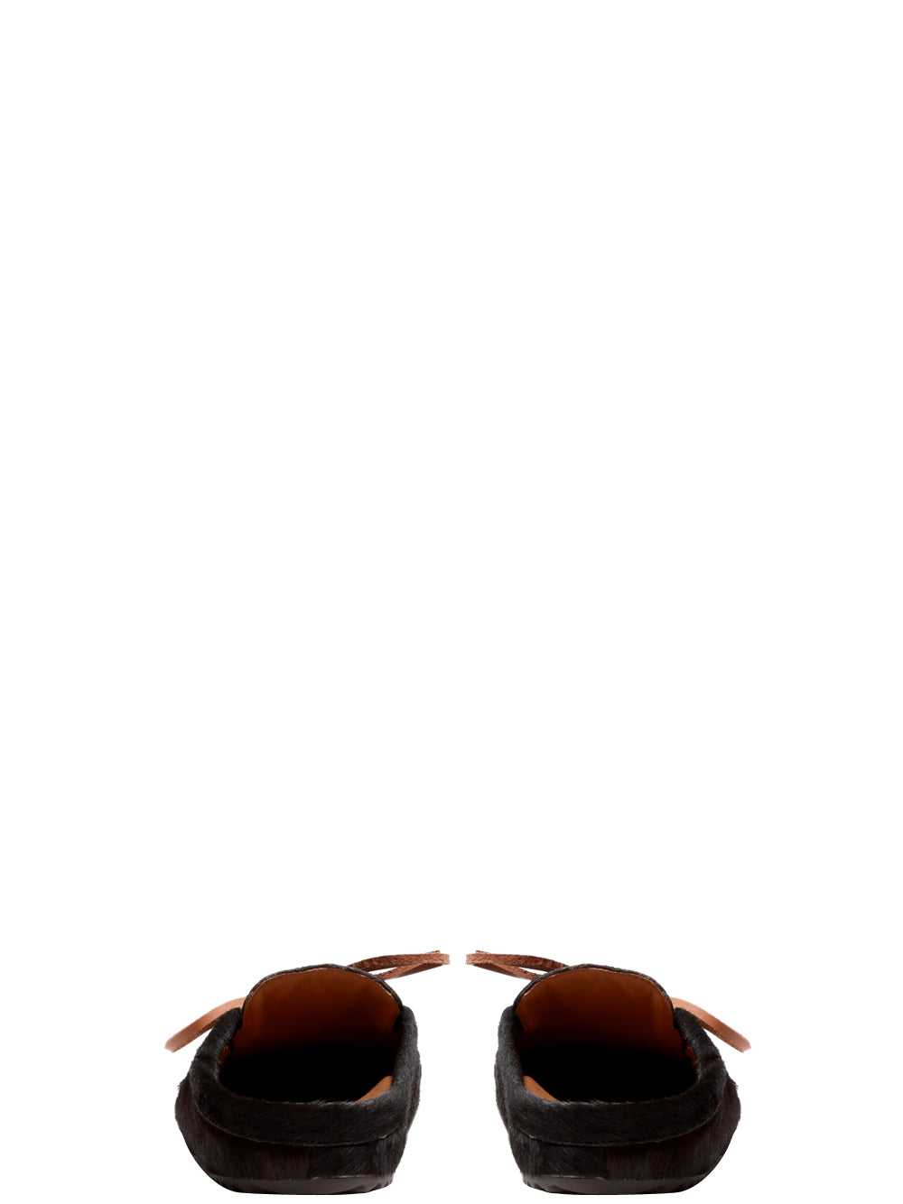 BIBI LOU Scarpe Slippers Alexia in Cavallino Testa di Moro Testa di moro