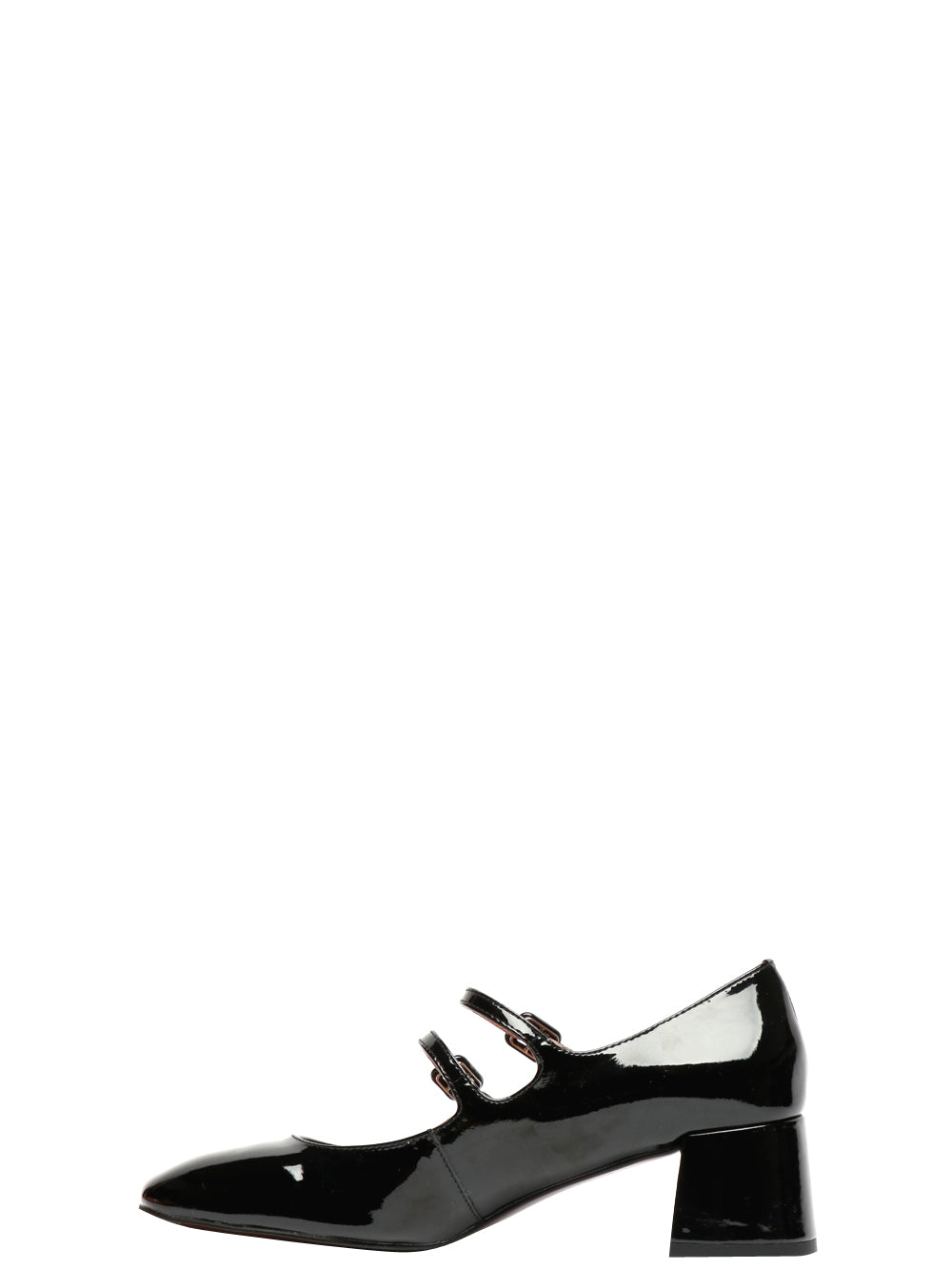 BIBI LOU Scarpe Mary Jane Cardiff in Pelle Verniciata Nere Nero