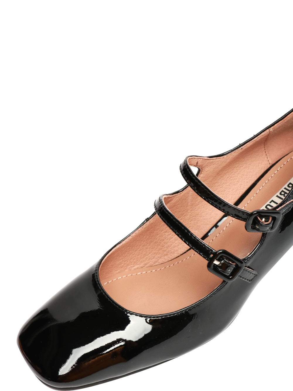 BIBI LOU Scarpe Mary Jane Cardiff in Pelle Verniciata Nere Nero
