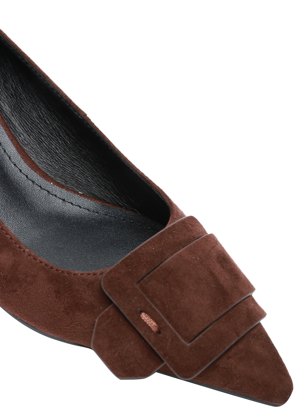 BIBI LOU Scarpe Décolleté Altair a Punta in Suede Testa di Moro Testa di moro