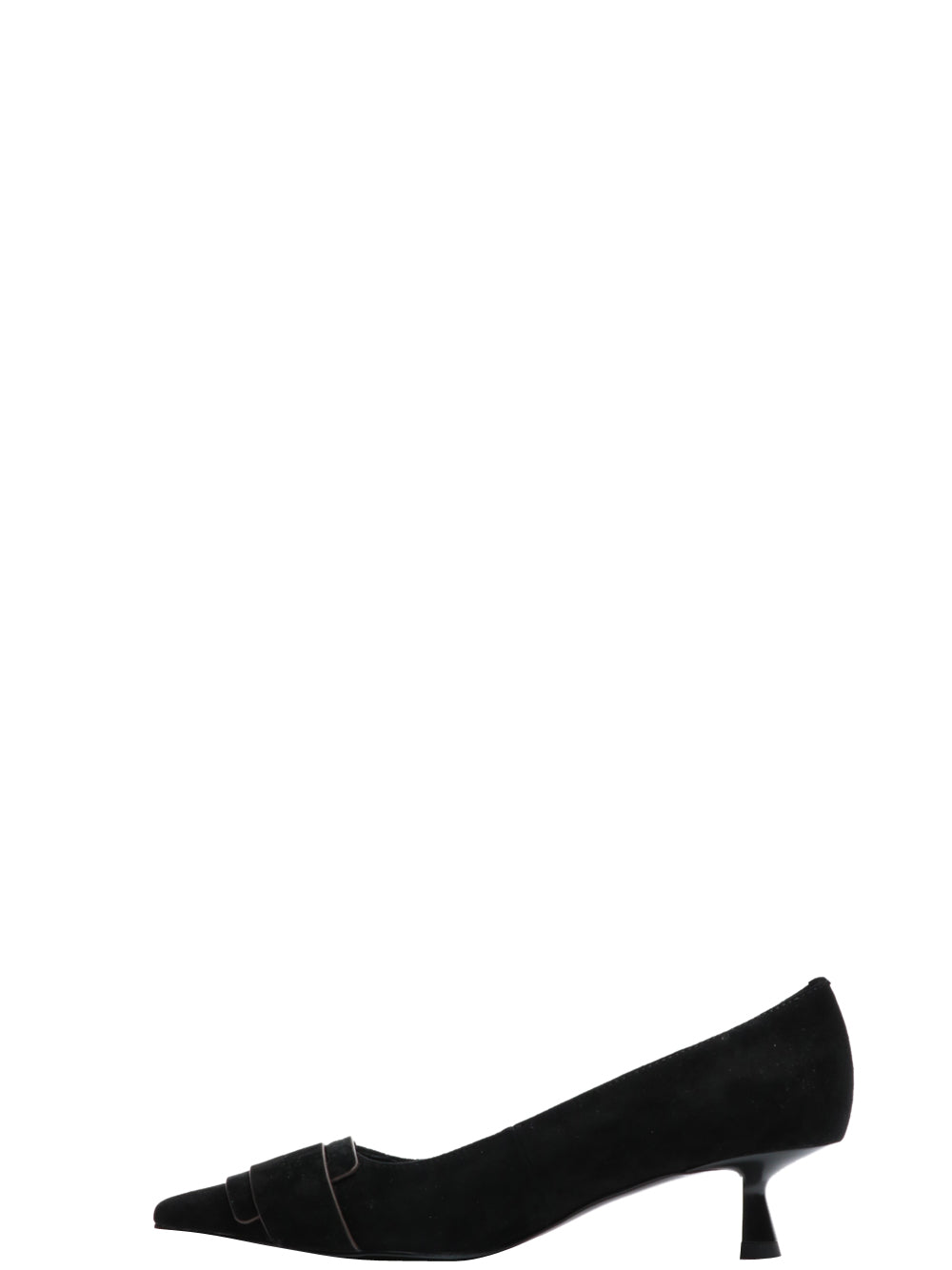 BIBI LOU Scarpe Décolleté Altair a Punta in Suede Nere Nero