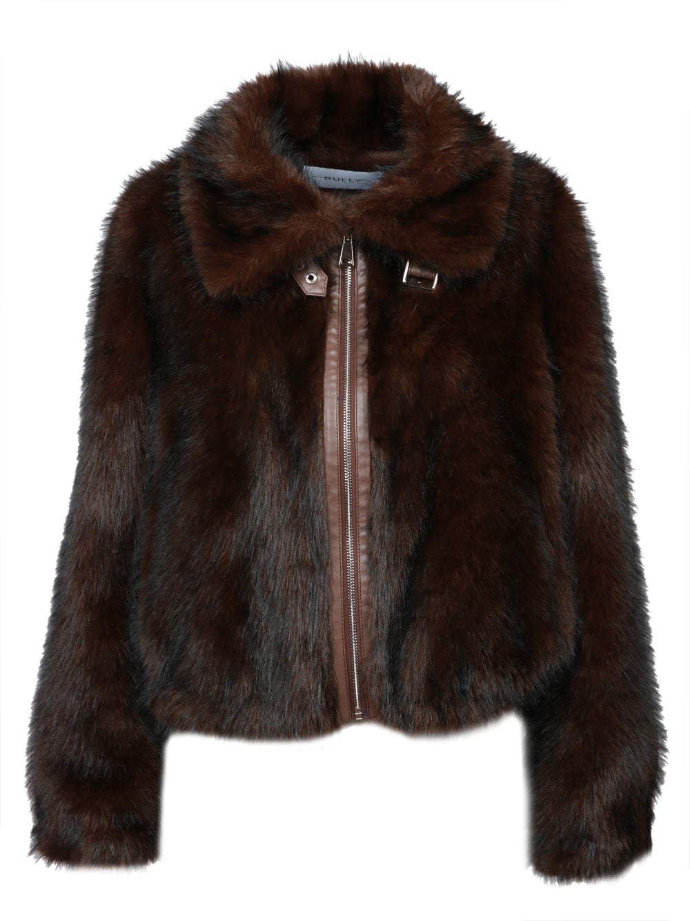 BULLY Giubbino in Ecopelliccia Marrone Marrone