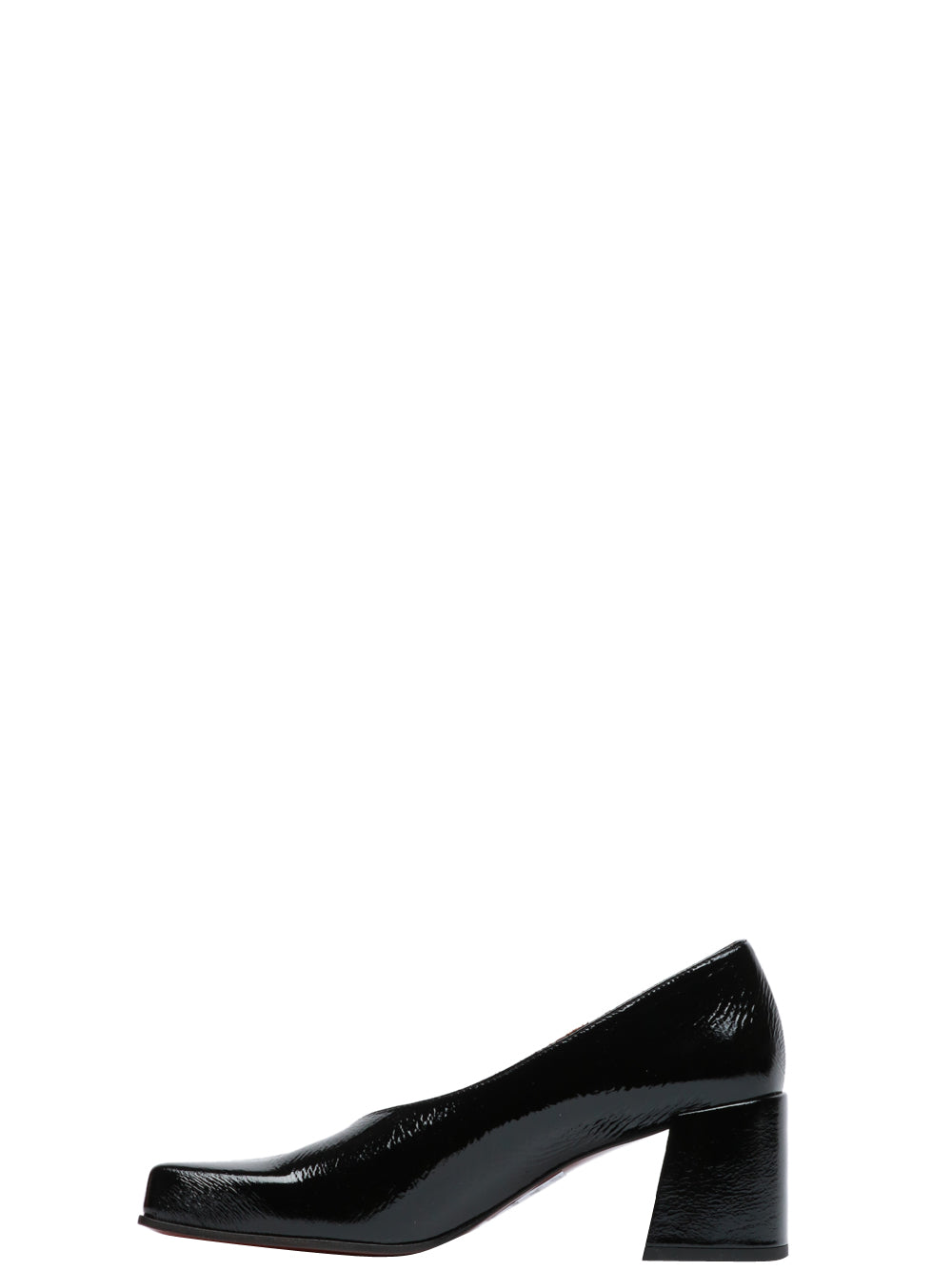 CHIE MIHARA Scarpe Décolleté Uranio in Pelle Verniciata Nera Nero
