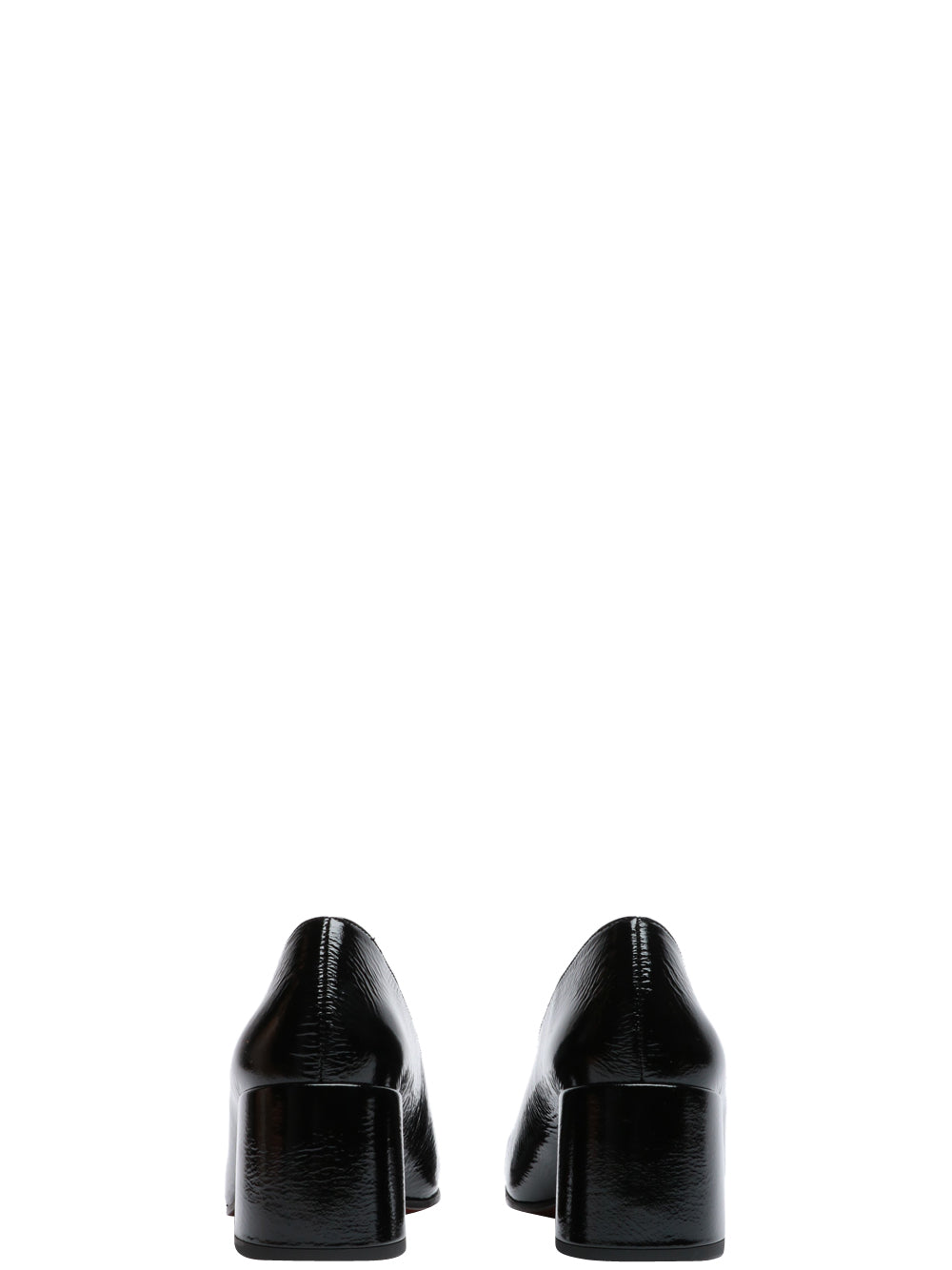 CHIE MIHARA Scarpe Décolleté Uranio in Pelle Verniciata Nera Nero
