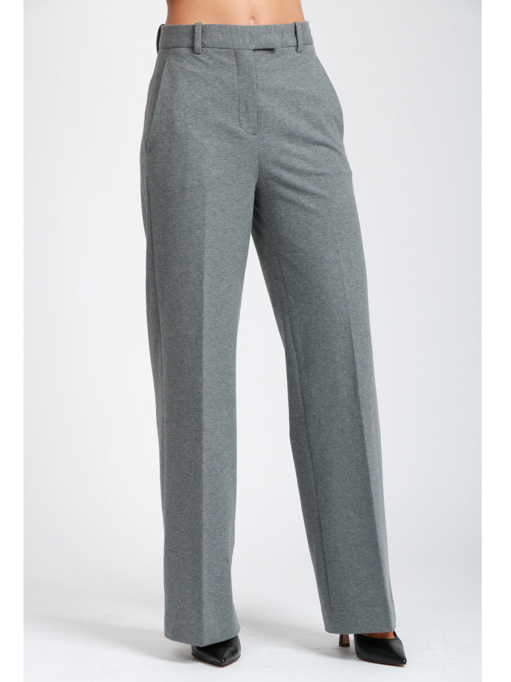 CIRCOLO 1901 Pantaloni in Felpa Grigi con Gamba Dritta Grigio