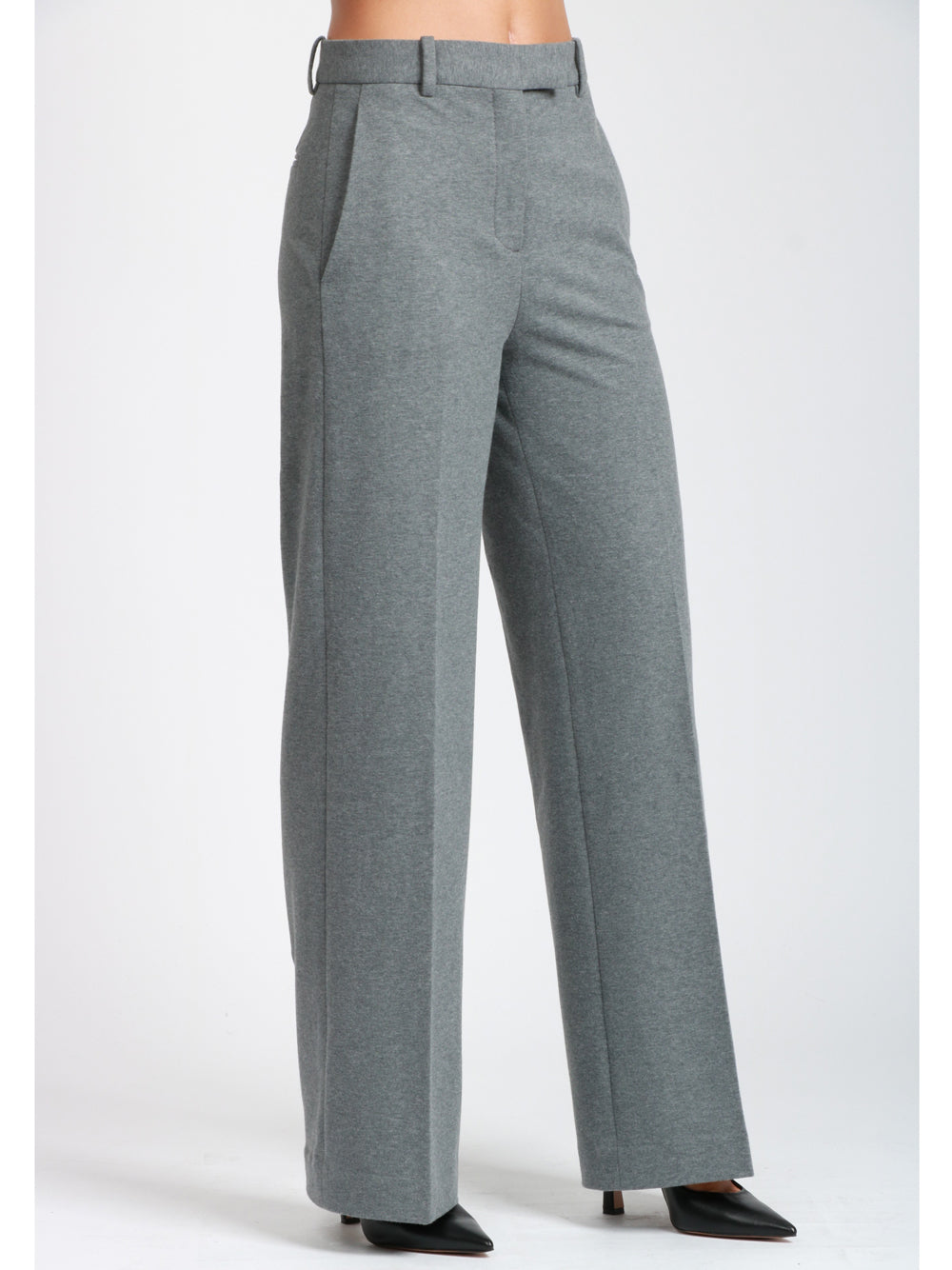CIRCOLO 1901 Pantaloni in Felpa Grigi con Gamba Dritta Grigio