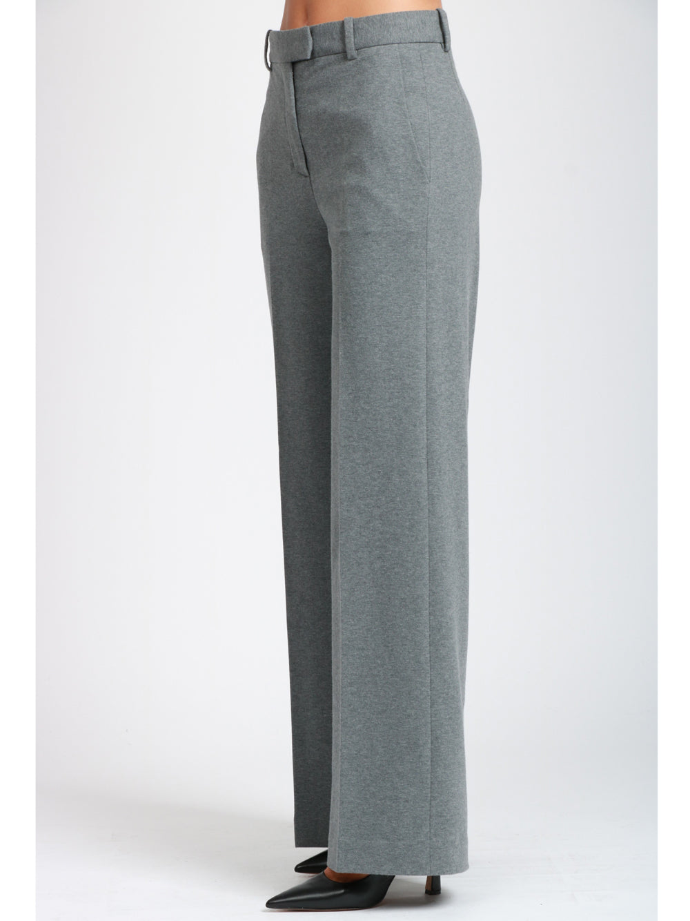 CIRCOLO 1901 Pantaloni in Felpa Grigi con Gamba Dritta Grigio