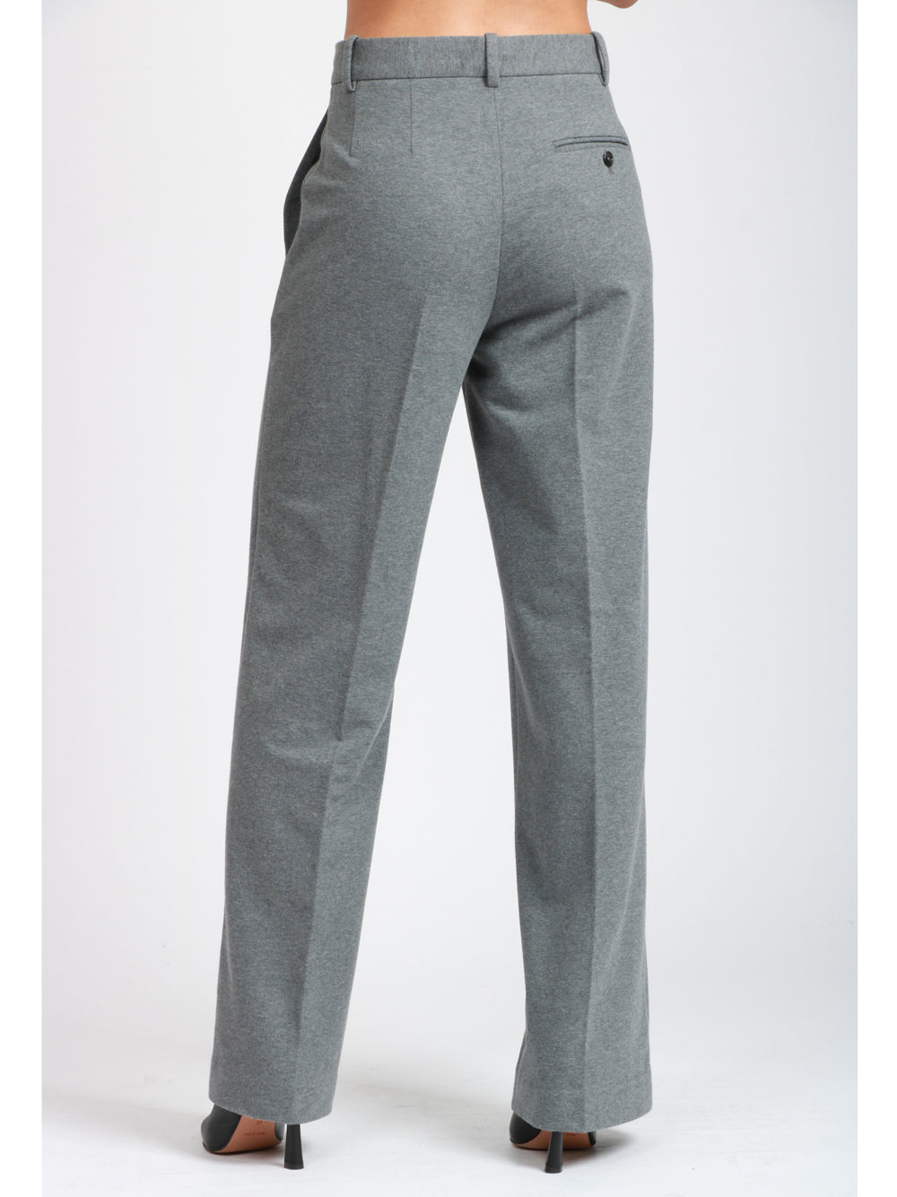 CIRCOLO 1901 Pantaloni in Felpa Grigi con Gamba Dritta Grigio