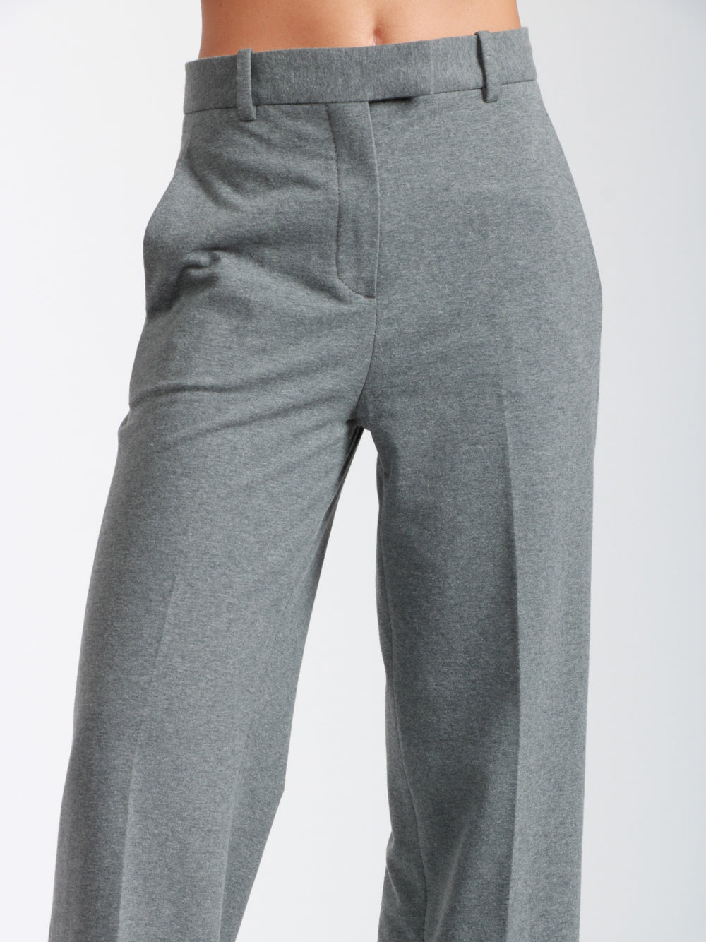 CIRCOLO 1901 Pantaloni in Felpa Grigi con Gamba Dritta Grigio